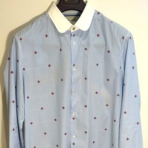 GUCCI Interlocking G Logo Dress Shirt